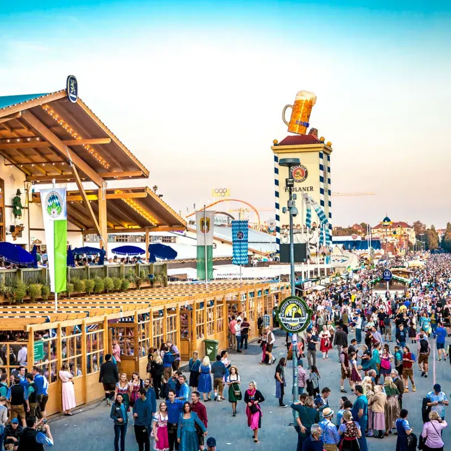 offizieller Oktoberfest Krug 2025 der Stadt München - mit Zindeckel - Sammlerstück
